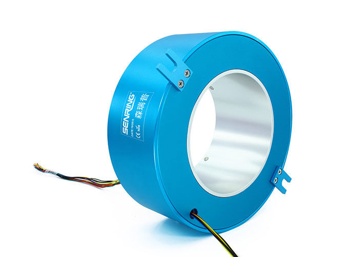 OEM 150RPM كهربائية كبيرة من خلال ثقب الانزلاق الدائري 4 أسلاك لآلات السيراميك