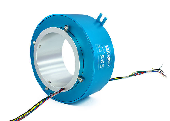 OEM 150RPM كهربائية كبيرة من خلال ثقب الانزلاق الدائري 4 أسلاك لآلات السيراميك