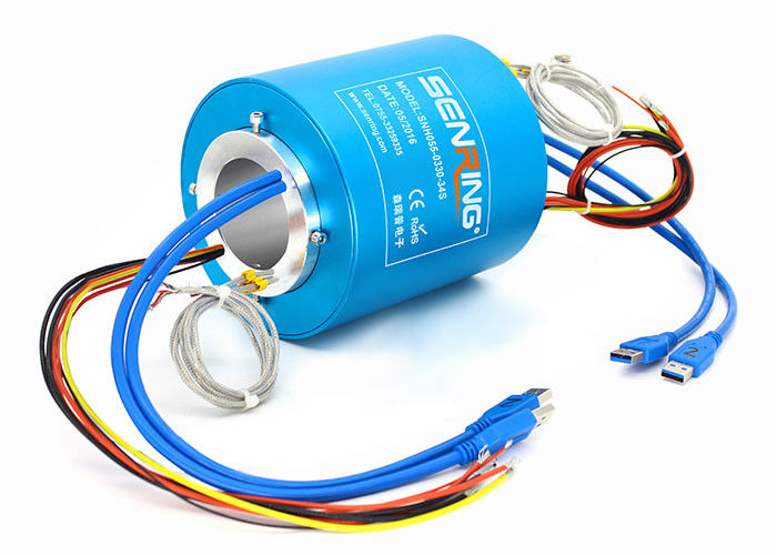 حلقة زلة حلقة الجهد المنخفض الصناعية Profibus موصل كهربائي موصل دوار